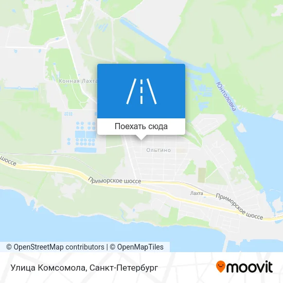 Карта Улица Комсомола