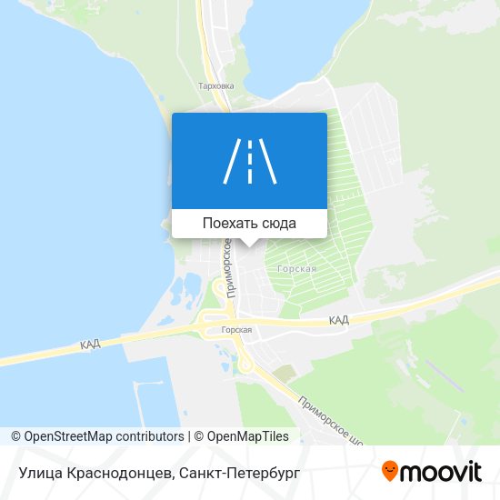 Карта Улица Краснодонцев