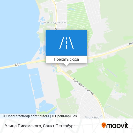 Карта Улица Писемского
