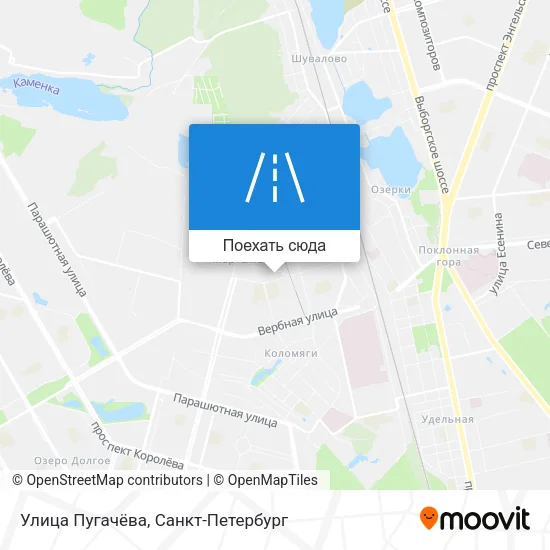 Карта Улица Пугачёва