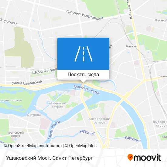Карта Ушаковский Мост