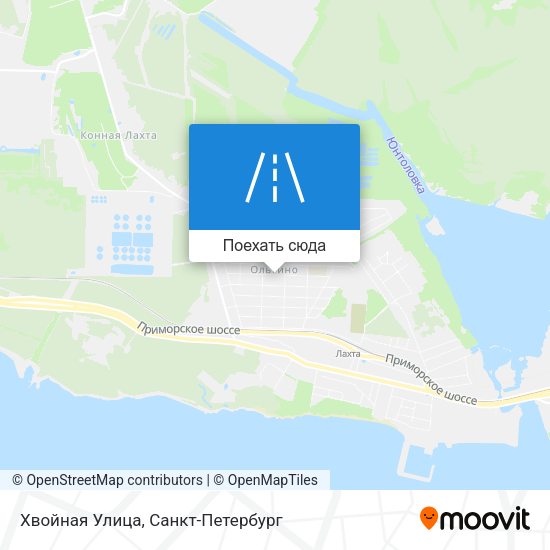 Карта Хвойная Улица