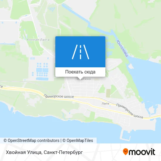 Карта Хвойная Улица