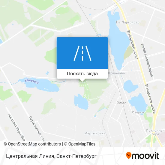 Карта Центральная Линия