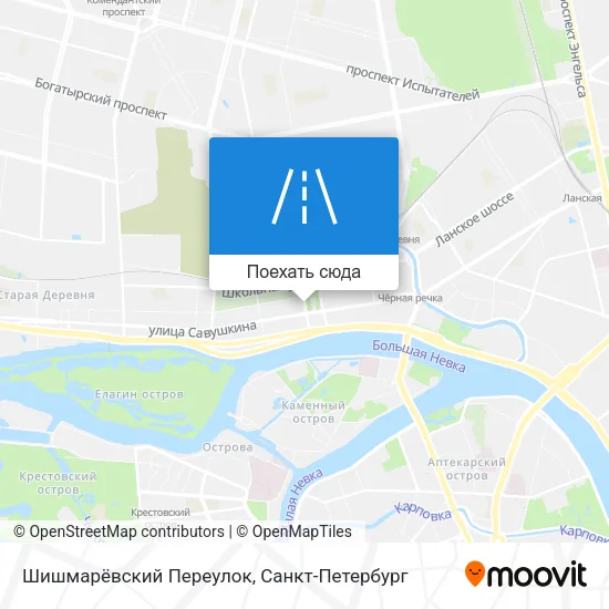 Карта Шишмарёвский Переулок