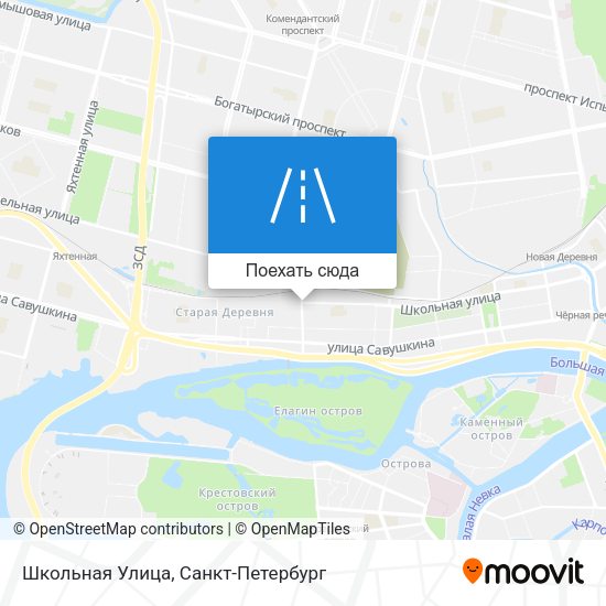 Карта Школьная Улица