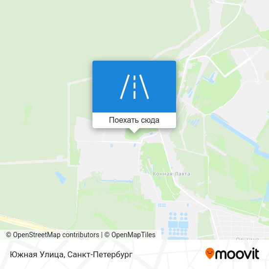 Карта Южная Улица