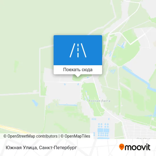 Карта Южная Улица