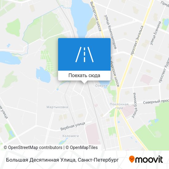 Карта Большая Десятинная Улица