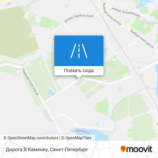 Карта Дорога В Каменку