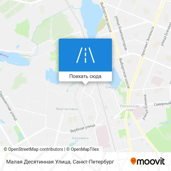 Карта Малая Десятинная Улица