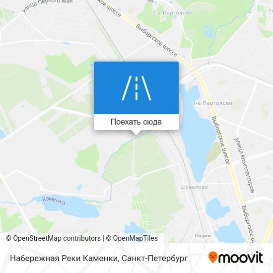 Карта Набережная Реки Каменки