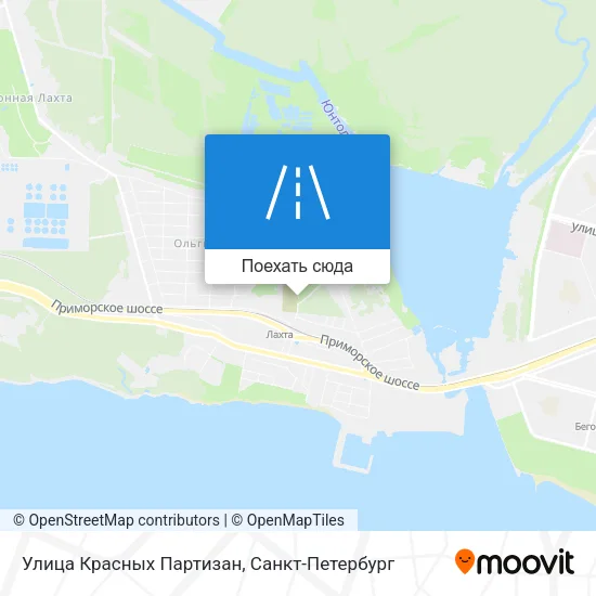 Карта Улица Красных Партизан