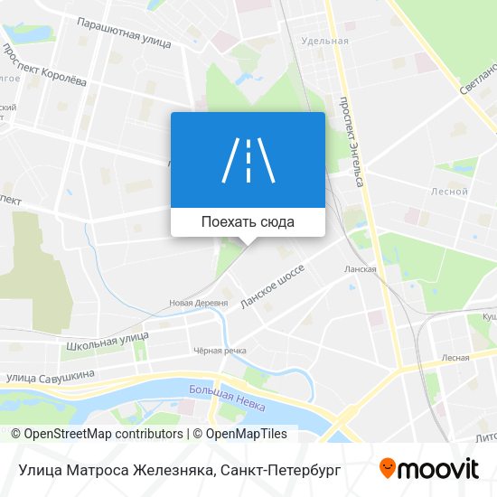 Карта Улица Матроса Железняка