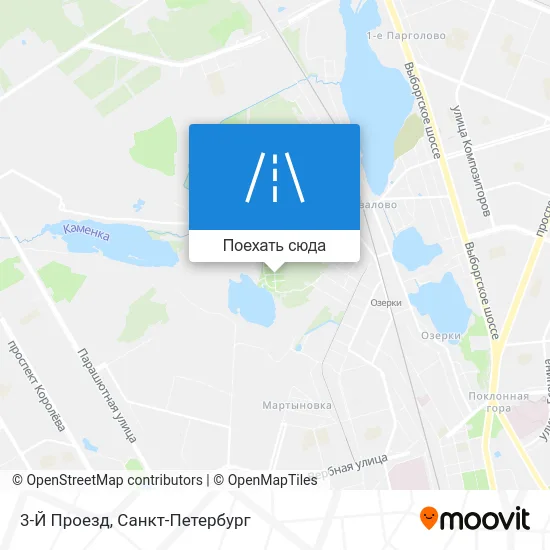 Карта 3-Й Проезд