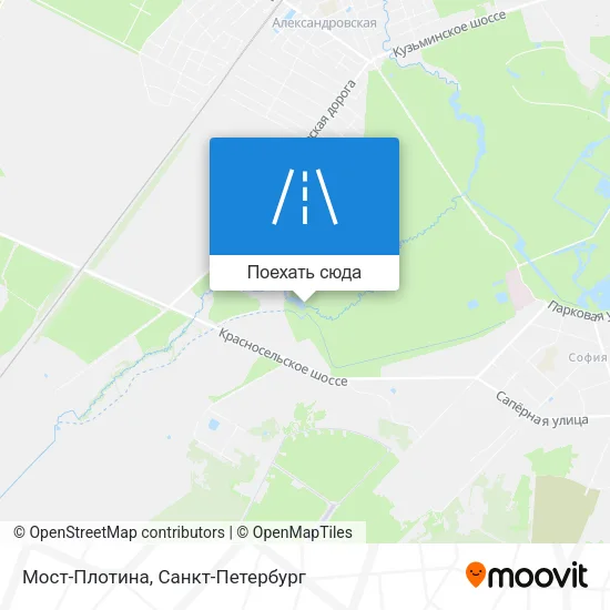Карта Мост-Плотина