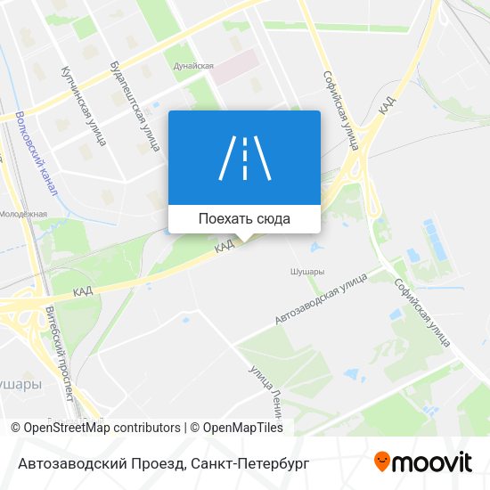 Карта Автозаводский Проезд