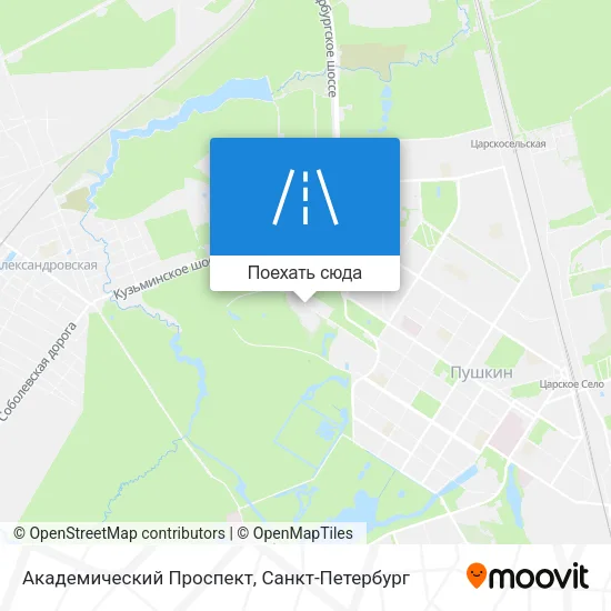Карта Академический Проспект