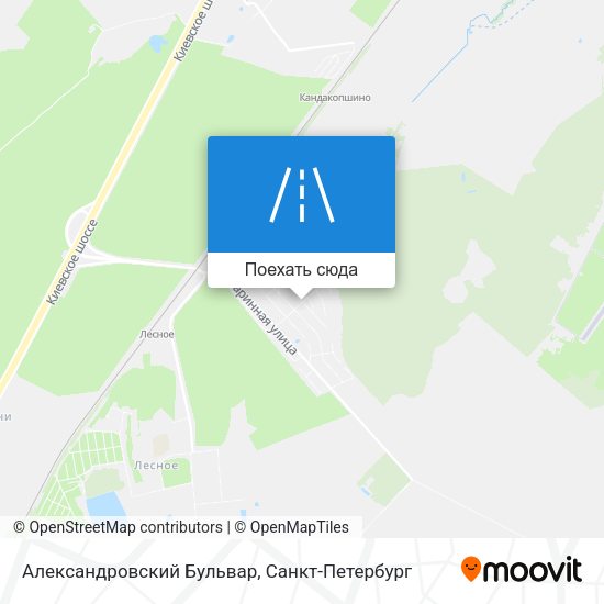 Карта Александровский Бульвар