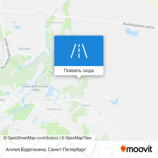 Карта Аллея Будочкина