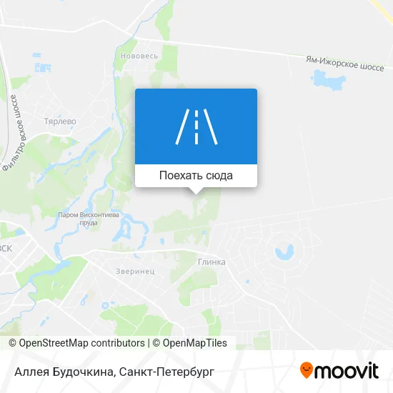 Карта Аллея Будочкина