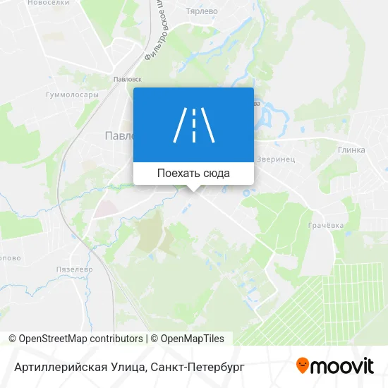 Карта Артиллерийская Улица