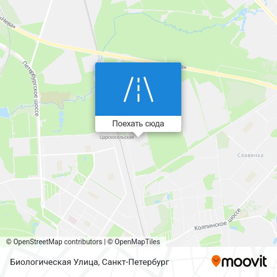 Карта Биологическая Улица