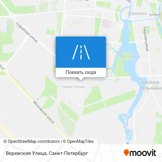 Карта Веревская Улица