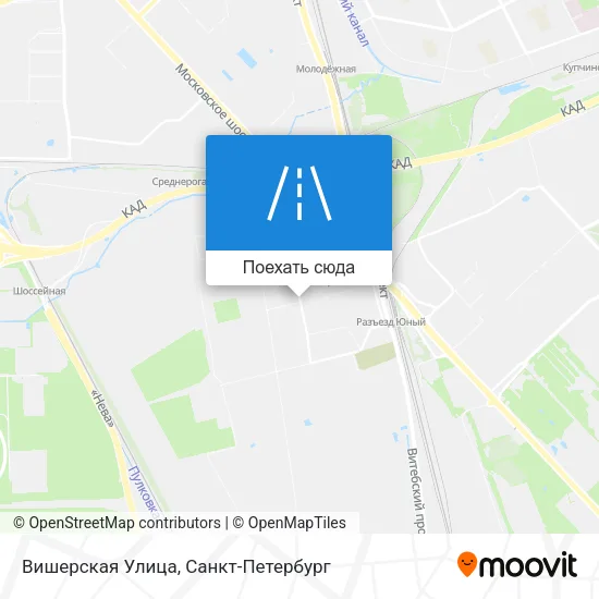 Карта Вишерская Улица