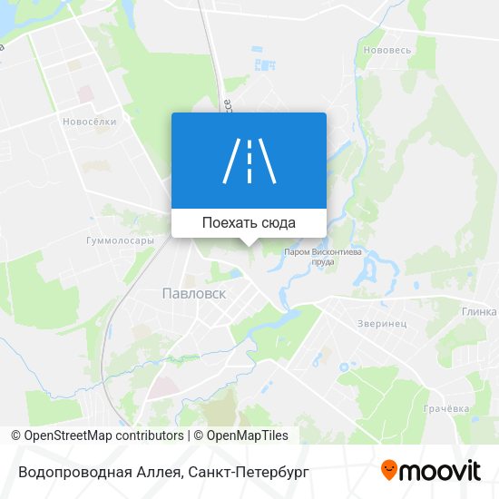 Карта Водопроводная Аллея