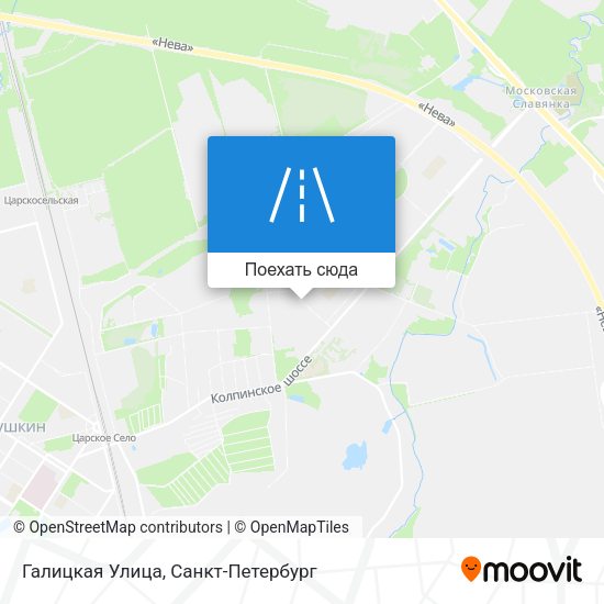 Карта Галицкая Улица