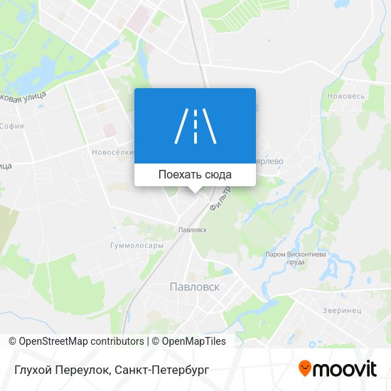 Карта Глухой Переулок