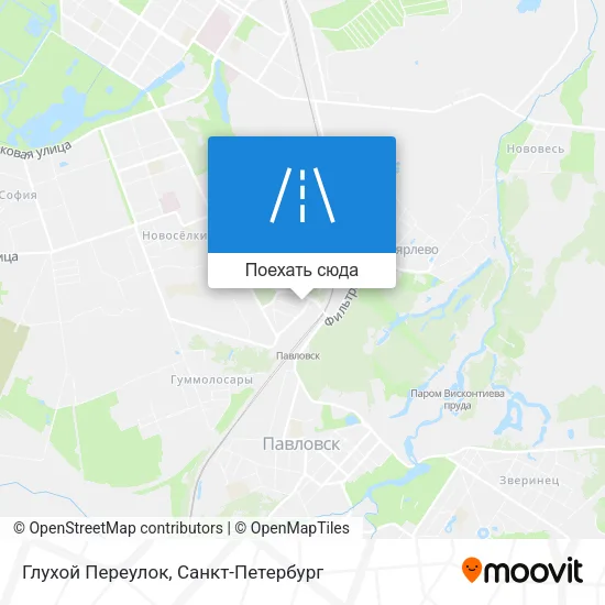 Карта Глухой Переулок