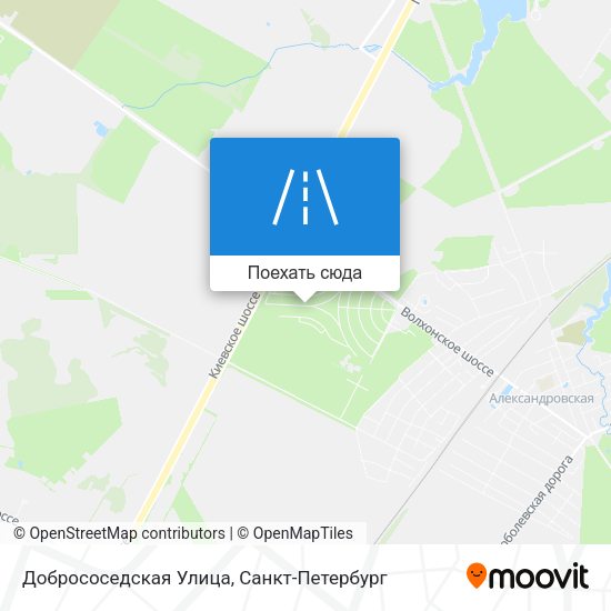 Карта Добрососедская Улица