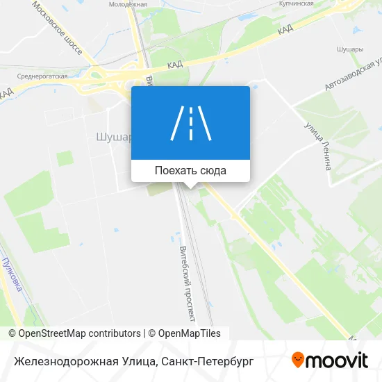 Карта Железнодорожная Улица