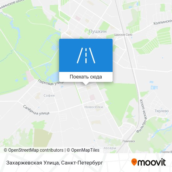 Карта Захаржевская Улица