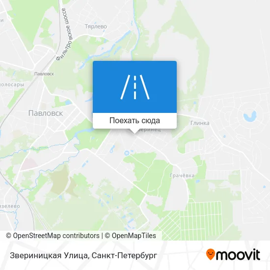 Карта Звериницкая Улица