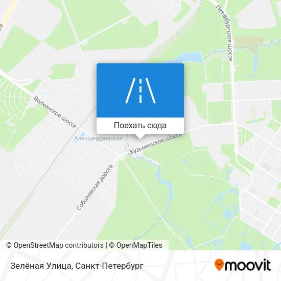 Карта Зелёная Улица
