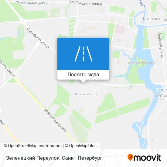 Карта Зеленецкий Переулок