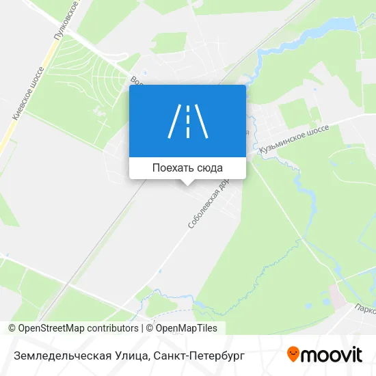 Карта Земледельческая Улица