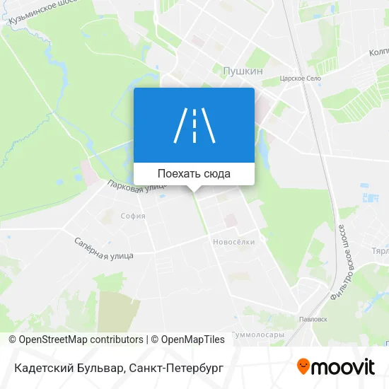 Карта Кадетский Бульвар