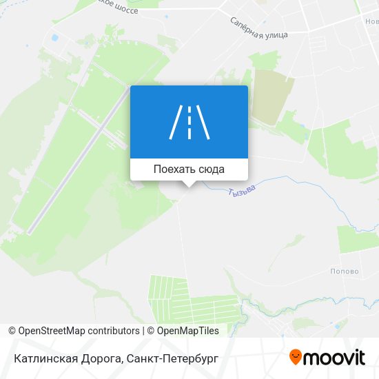 Карта Катлинская Дорога