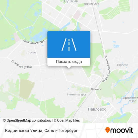 Карта Кедринская Улица