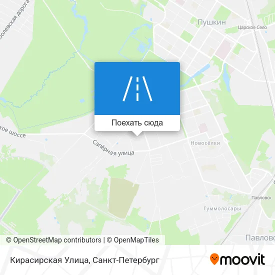 Карта Кирасирская Улица