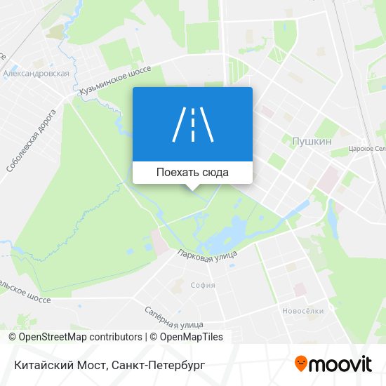Карта Китайский Мост