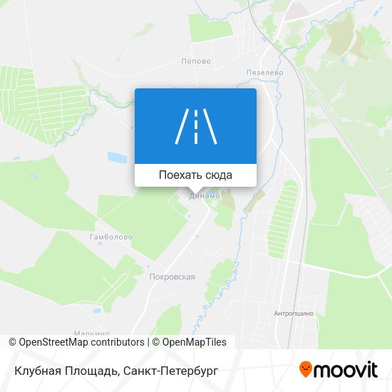 Карта Клубная Площадь
