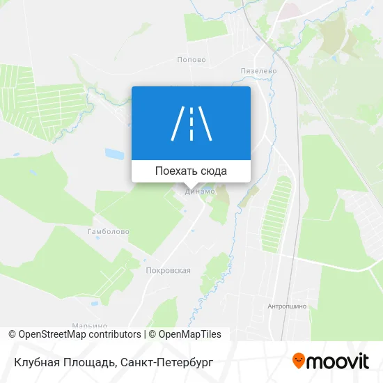 Карта Клубная Площадь