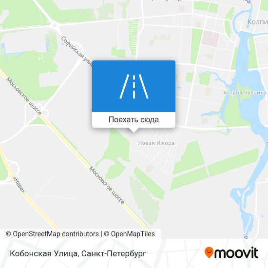 Карта Кобонская Улица