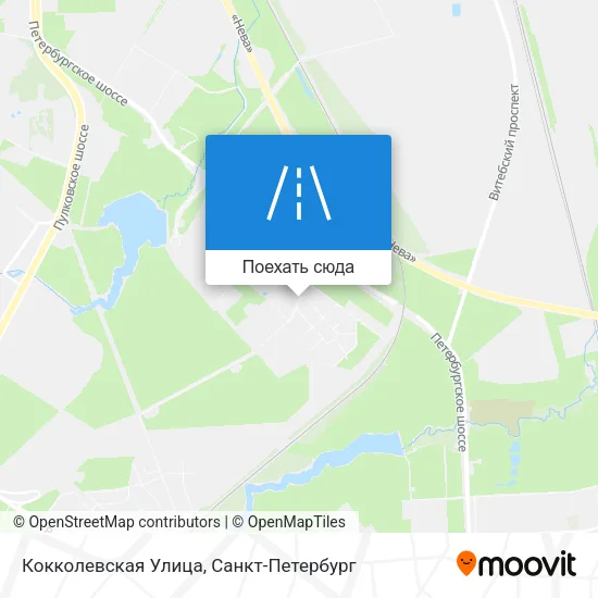 Карта Кокколевская Улица