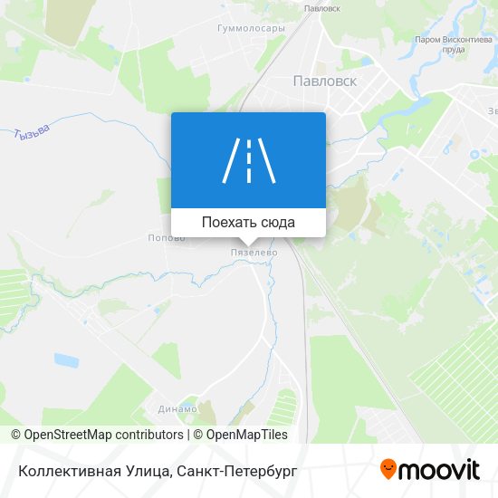 Карта Коллективная Улица